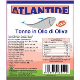 TONNO SCELTO IN OLIO DI OLIVA BUSTA Kg.1
